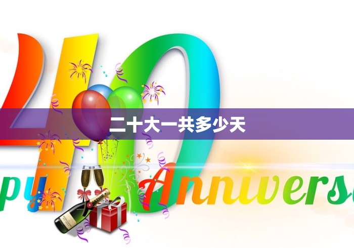 二十大一共多少天