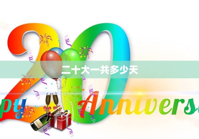 二十大一共多少天