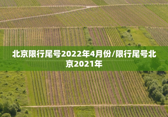 北京限行尾号2022年4月份/限行尾号北京2021年