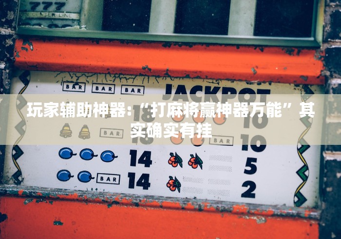 玩家辅助神器:“打麻将赢神器万能”其实确实有挂