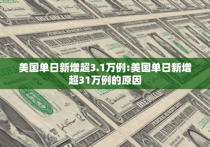 美国单日新增超3.1万例:美国单日新增超31万例的原因