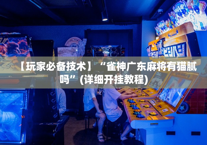 【玩家必备技术】“雀神广东麻将有猫腻吗”(详细开挂教程)