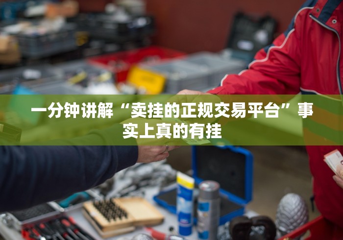 一分钟讲解“卖挂的正规交易平台”事实上真的有挂