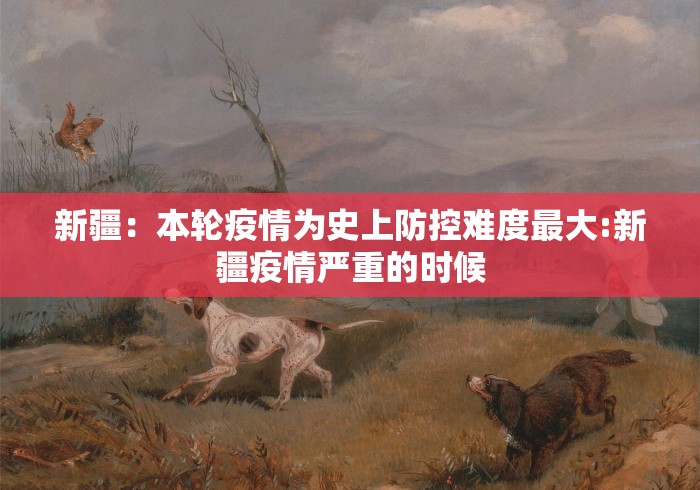 新疆:本轮疫情为史上防控难度最大:新疆疫情严重的时候