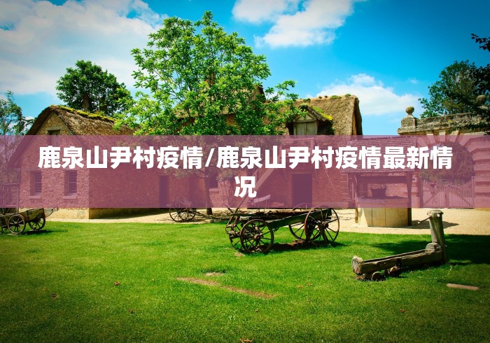 鹿泉山尹村疫情/鹿泉山尹村疫情最新情况