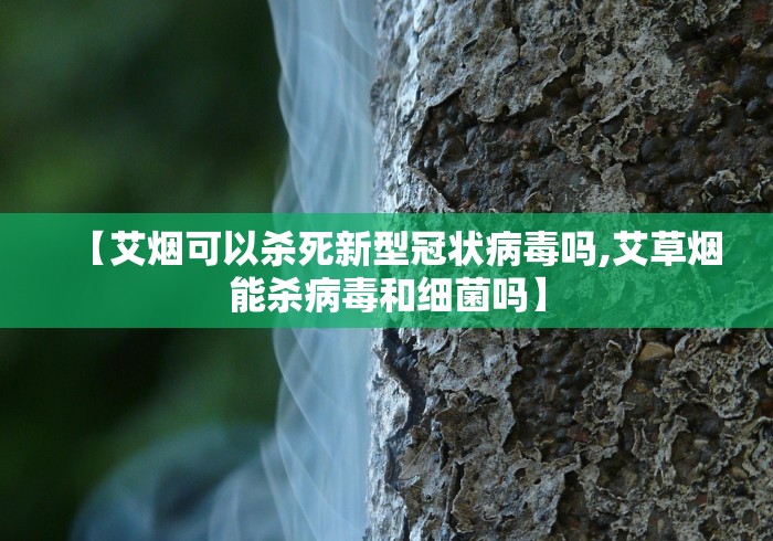 【艾烟可以杀死新型冠状病毒吗,艾草烟能杀病毒和细菌吗】