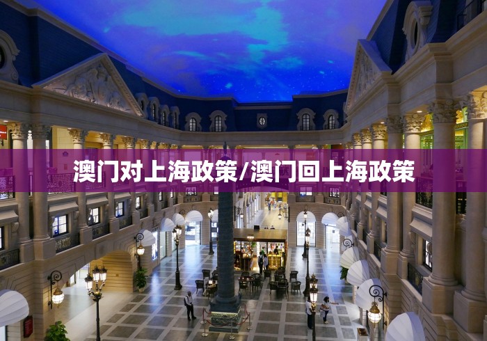 澳门对上海政策/澳门回上海政策