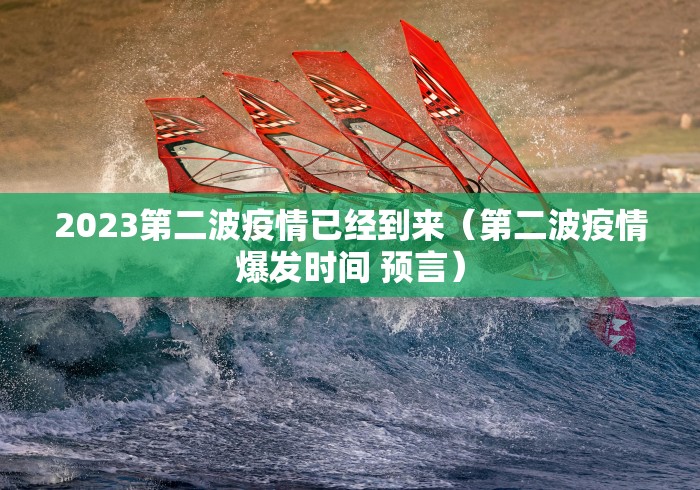 2023第二波疫情已经到来(第二波疫情爆发时间 预言)