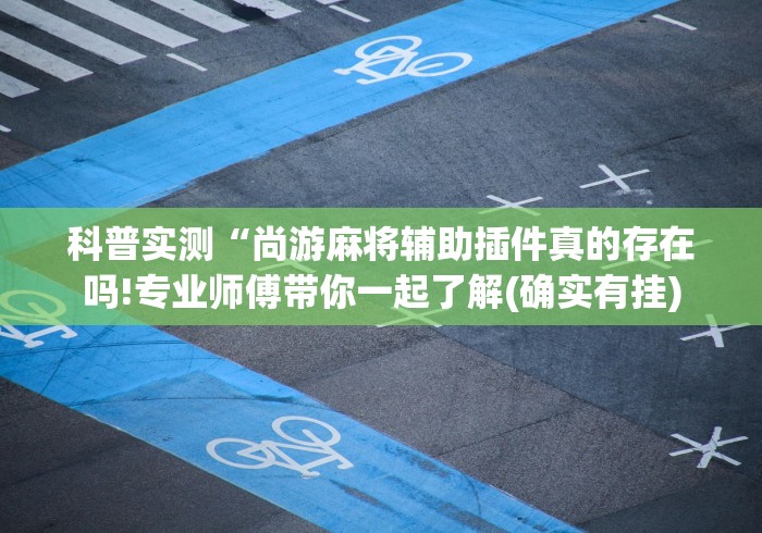 科普实测“尚游麻将辅助插件真的存在吗!专业师傅带你一起了解(确实有挂)