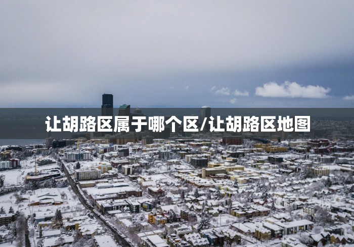 让胡路区属于哪个区/让胡路区地图
