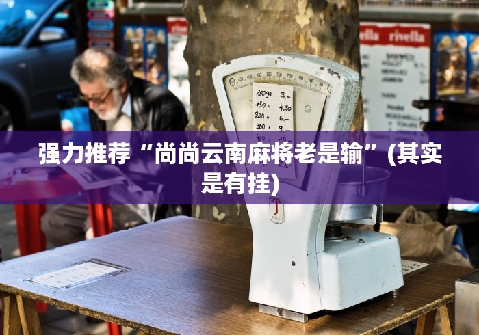 强力推荐“尚尚云南麻将老是输”(其实是有挂)