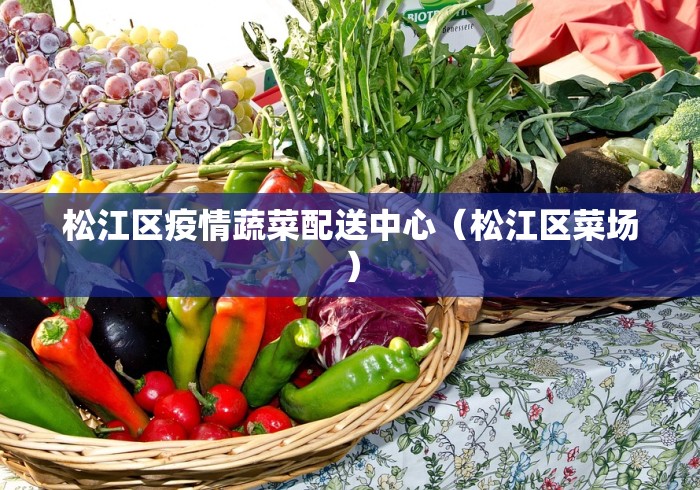 松江区疫情蔬菜配送中心（松江区菜场）