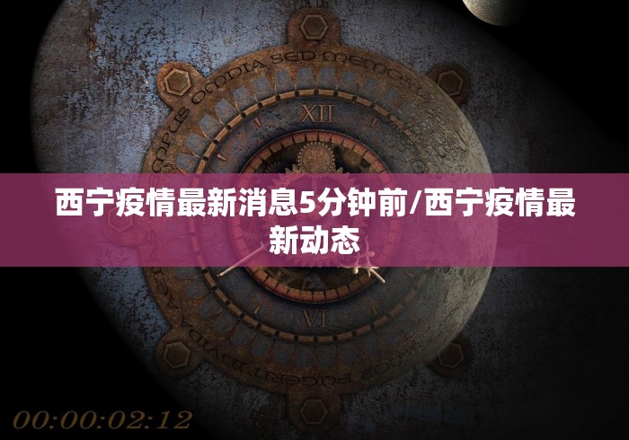 西宁疫情最新消息5分钟前/西宁疫情最新动态