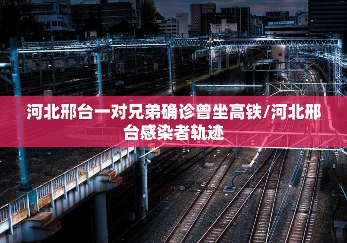 河北邢台一对兄弟确诊曾坐高铁/河北邢台感染者轨迹 河北邢台一对兄弟确诊曾坐高铁/河北邢台感染者轨迹
