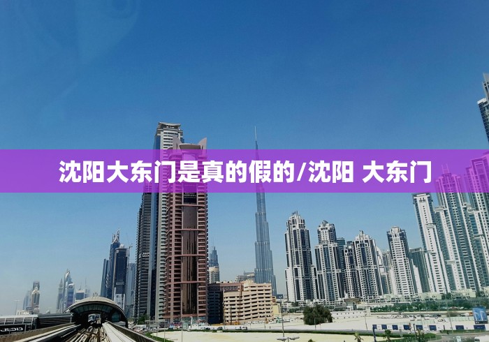 沈阳大东门是真的假的/沈阳 大东门