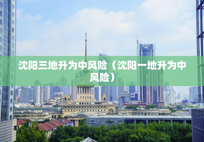 沈阳三地升为中风险（沈阳一地升为中风险）