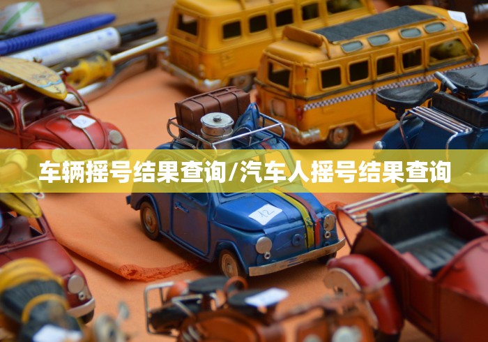 车辆摇号结果查询/汽车人摇号结果查询