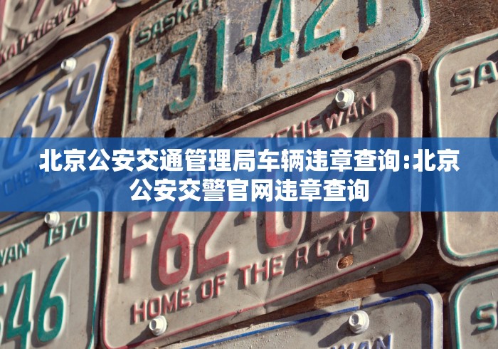 北京公安交通管理局车辆违章查询:北京公安交警官网违章查询 北京公安交通管理局车辆违章查询:北京公安交警官网违章查询