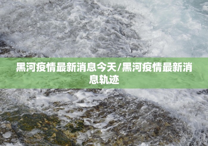 黑河疫情最新消息今天/黑河疫情最新消息轨迹